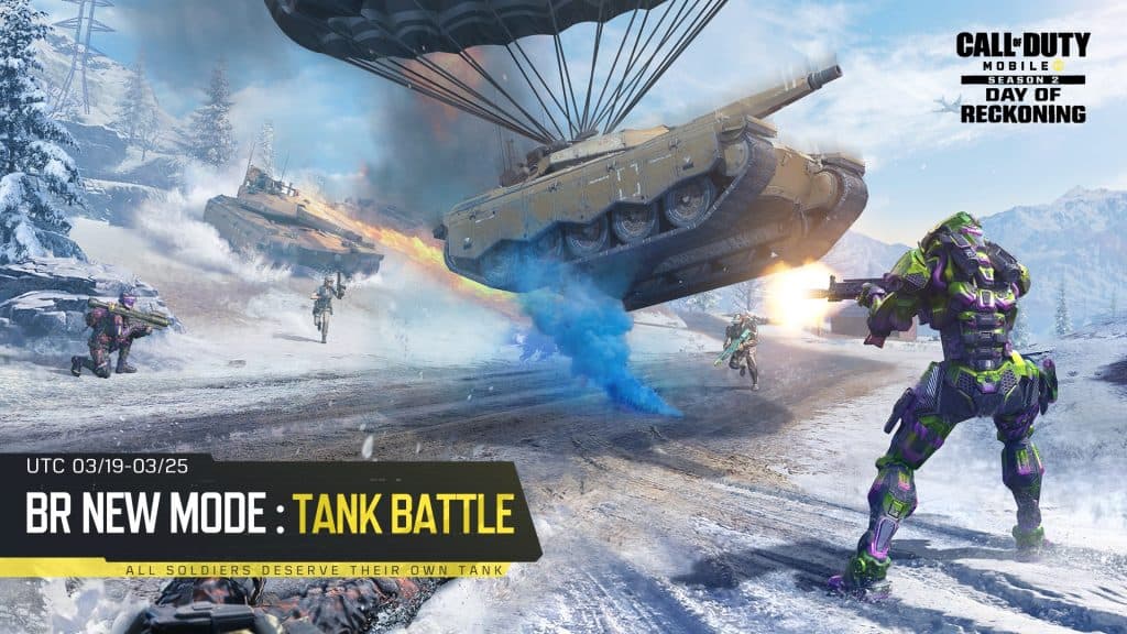 Tank Battle mode in CoD Mobile