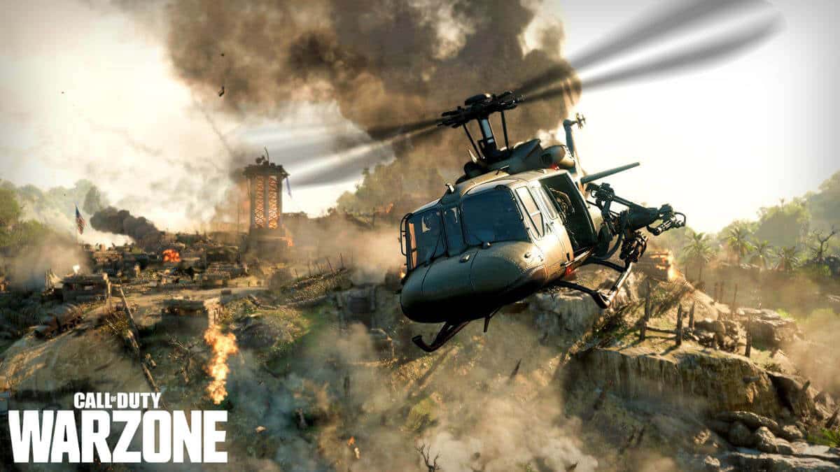 Attack helicopter warzone