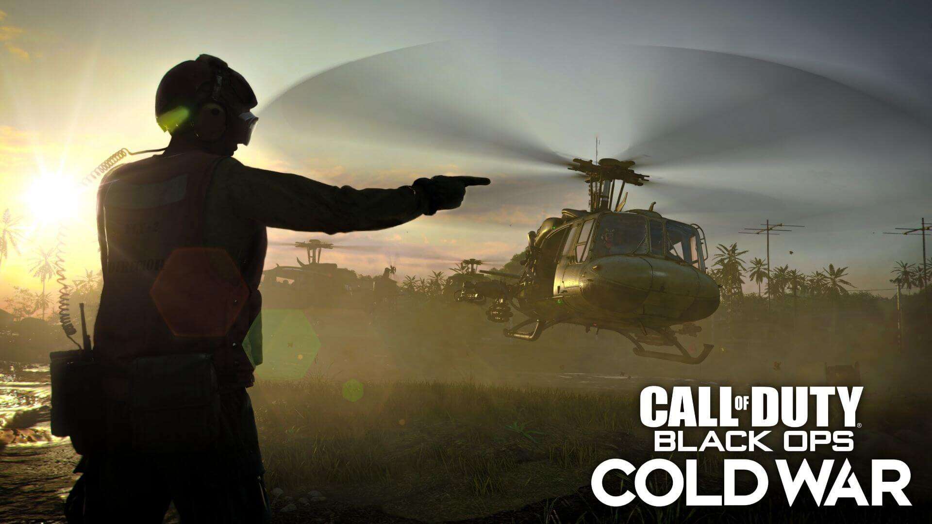 cod cold war soldier instructing helicopter