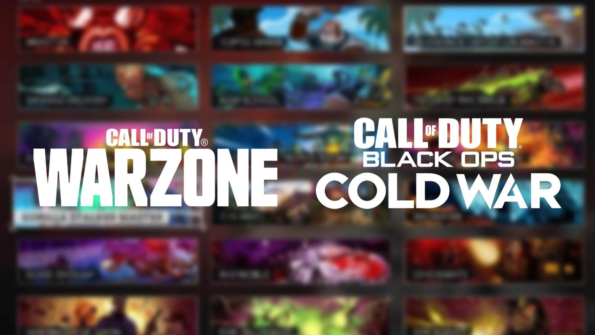 warzone and cold war calling cards