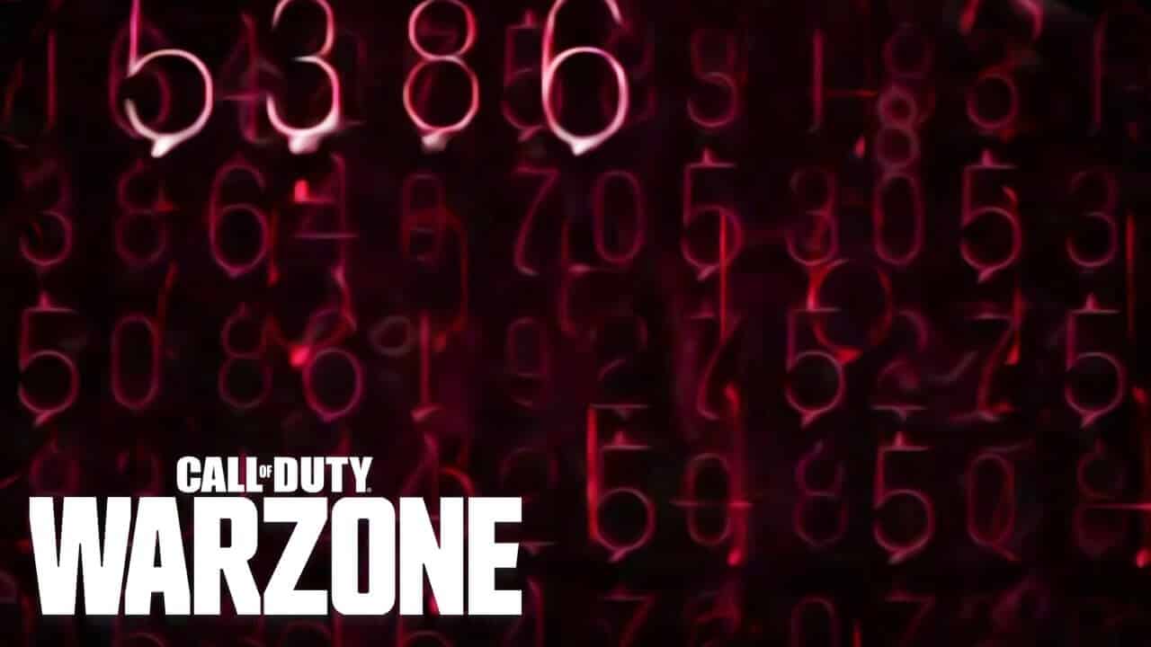 Warzone the numbers event
