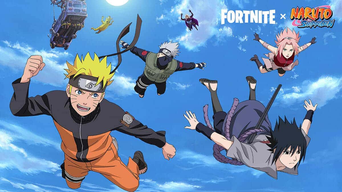 Fortnite Naruto characters in 18.40 update