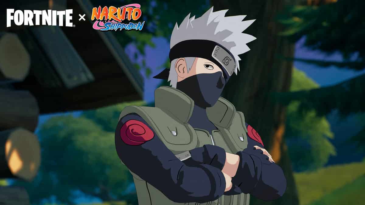 Kakashi Hatake in Fortnite Naruto crossover