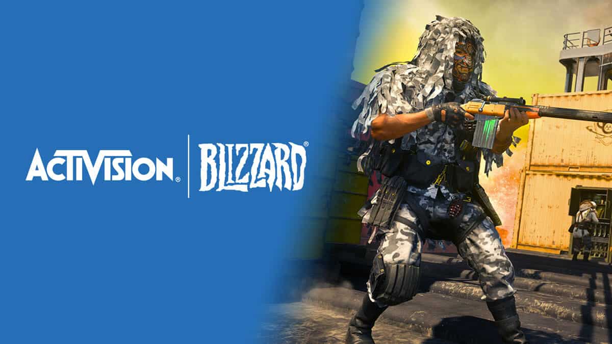 Activision blizzard and warzone player