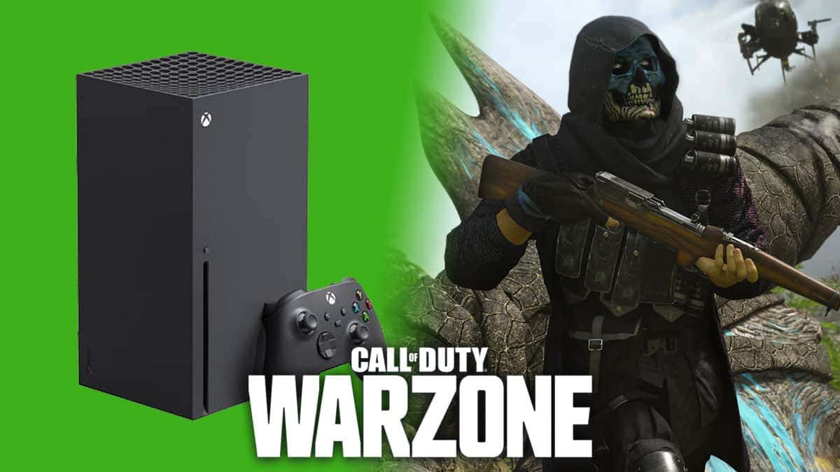 warzone player and xbox series x console