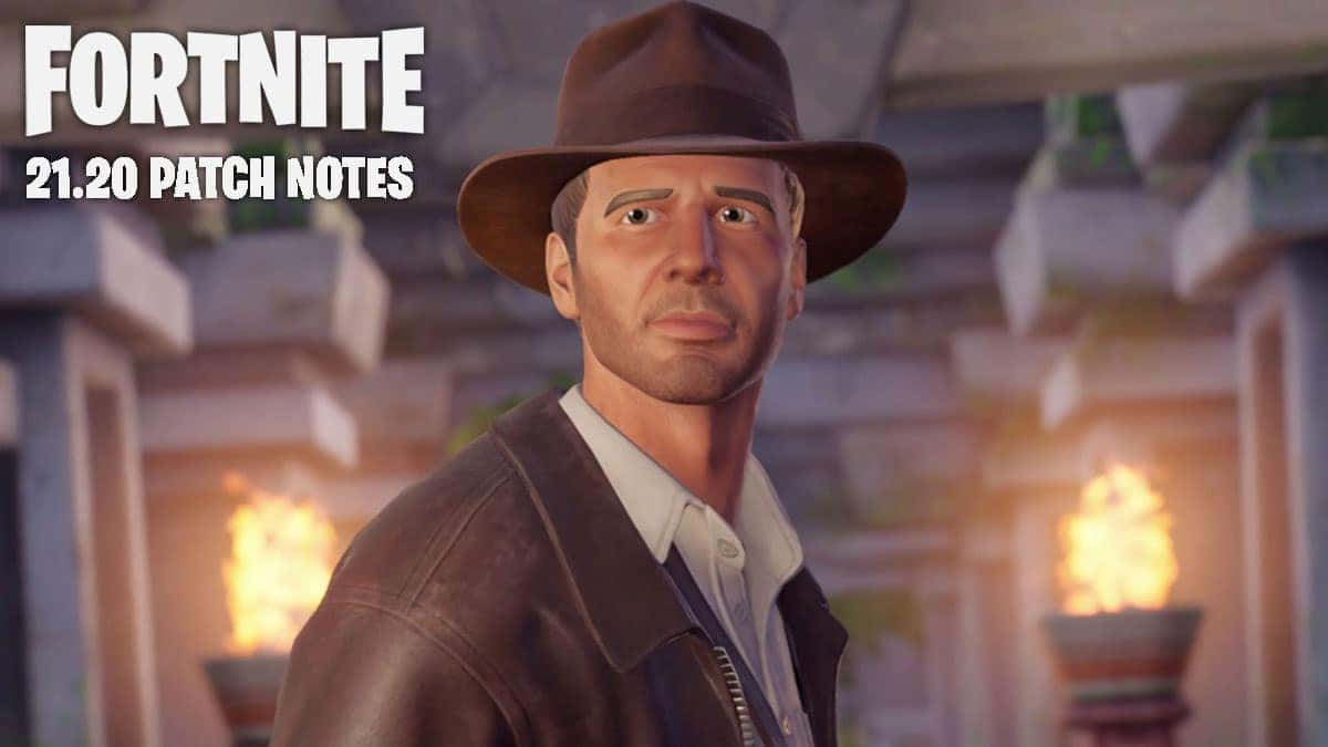 Indiana Jones in Fortnite 21.20 update