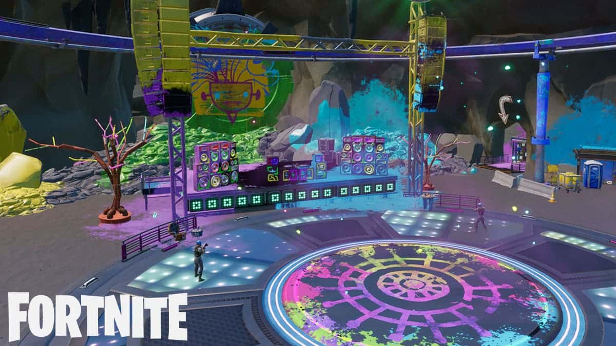 stage at fortnite rave cave POI