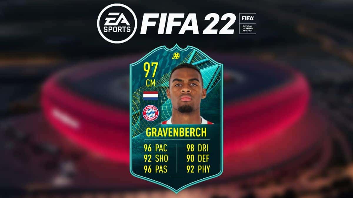 FIFA 22 Player Moments Gravenberch