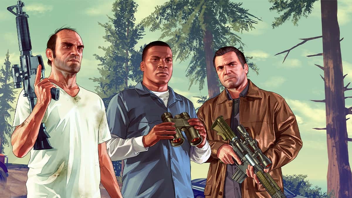 Trevor, Franklin, and Michael in GTA V