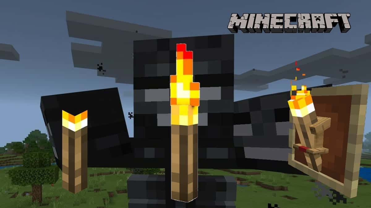 Torches in Minecraft