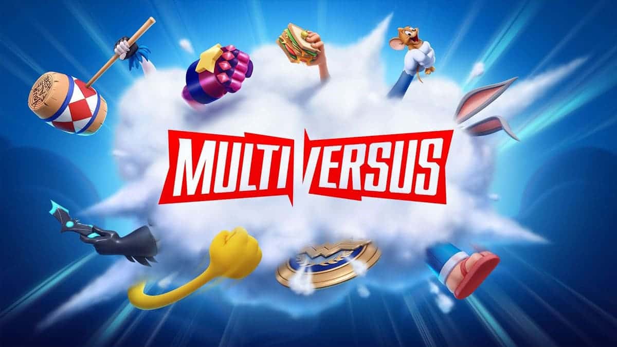 Multiversus characters and logo