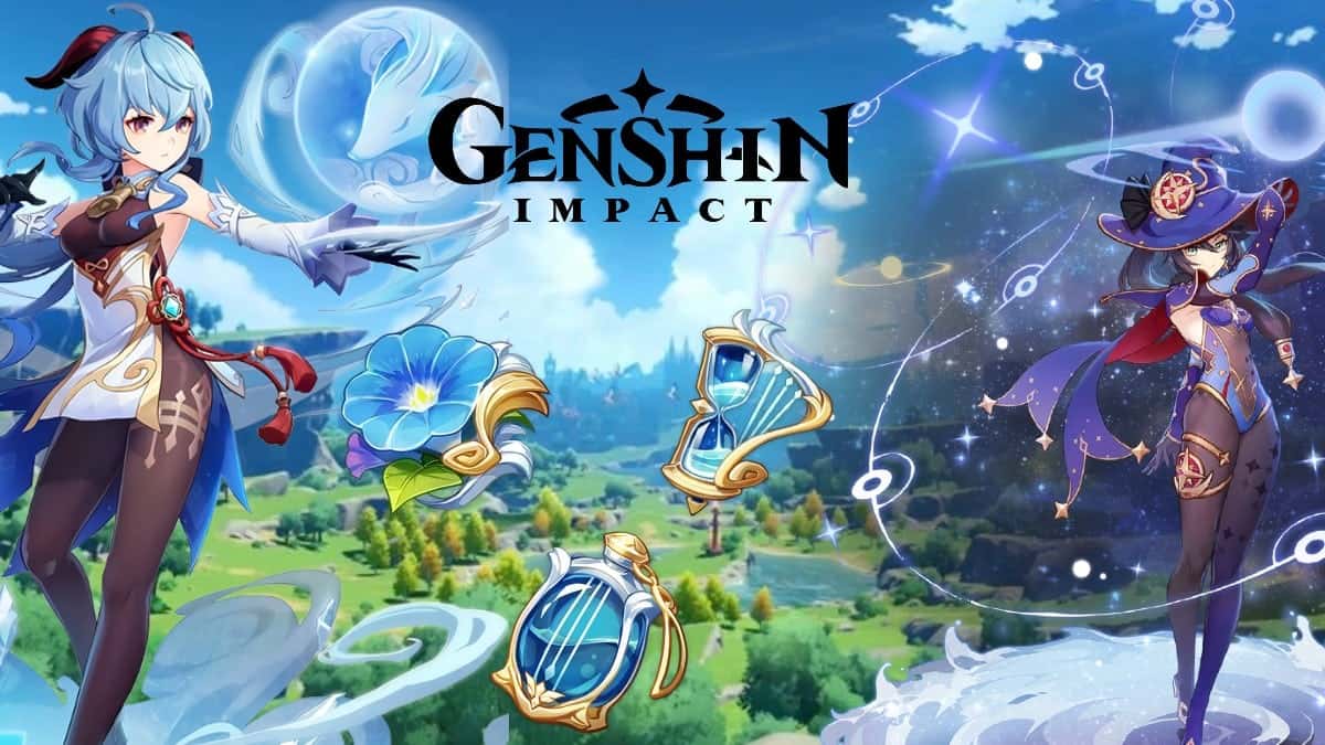 Ganyu, Mona, and the Wanderers Troupe artifact set in Genshin Impact