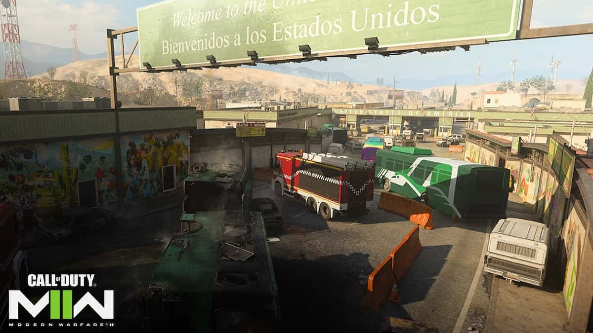 Santa Sena border crossing Modern Warfare 2 map