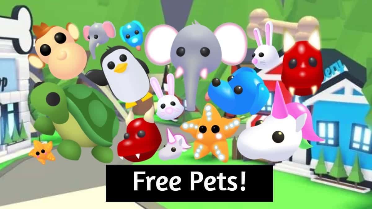 Free pets in Roblox's Adopt Me