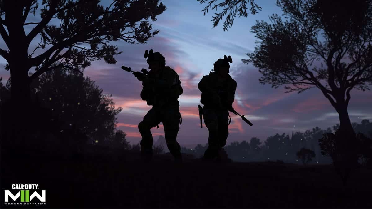 Modern Warfare 2 Operators at night