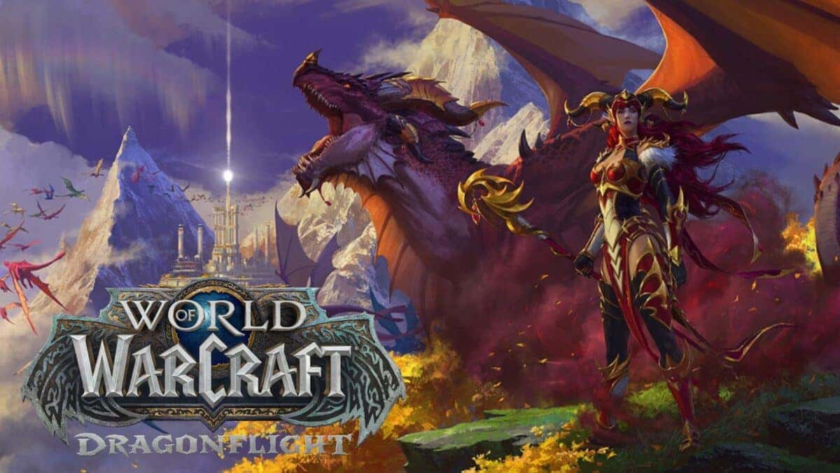 world of warcraft dragonflight cover art