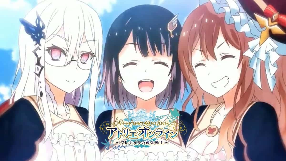 Three Atelier Online characters