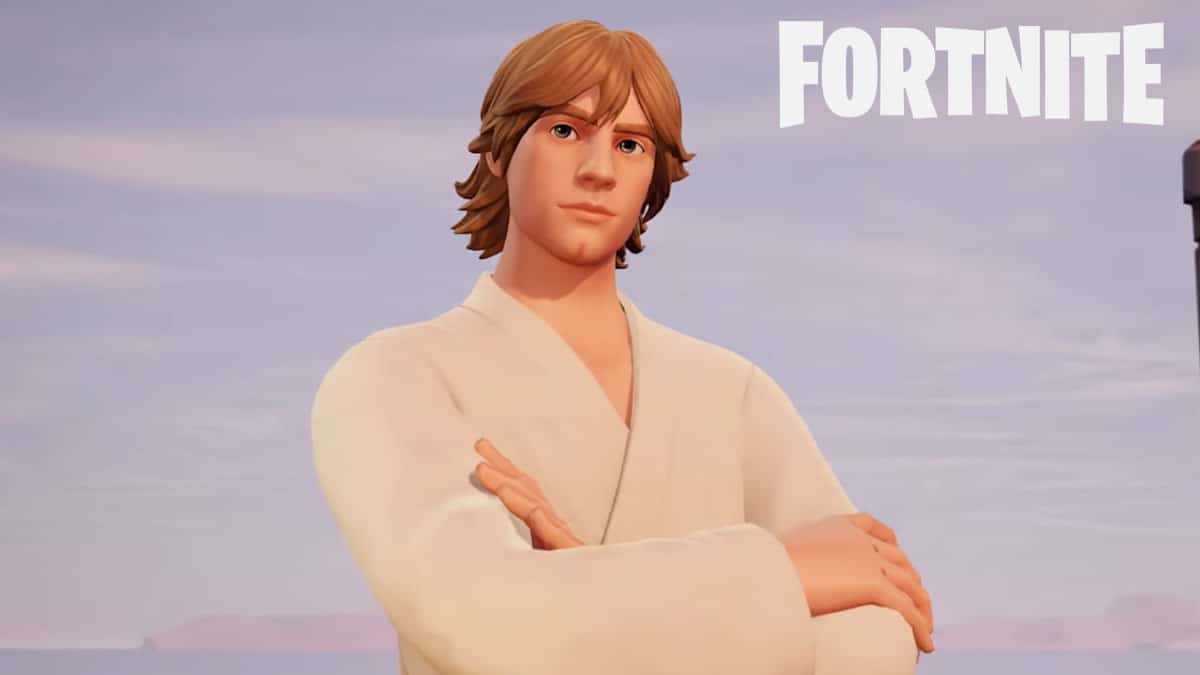 Luke Skywalker skin in Fortnite 22.30 update