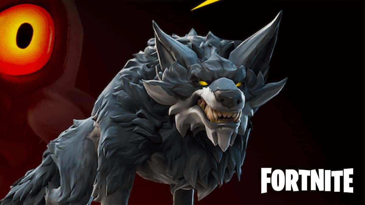 A wolf in Fortnite