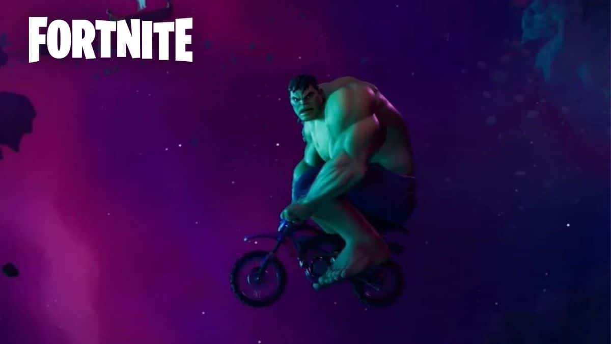The Hulk in Fortnite Chapter 4 Season 1 trailer