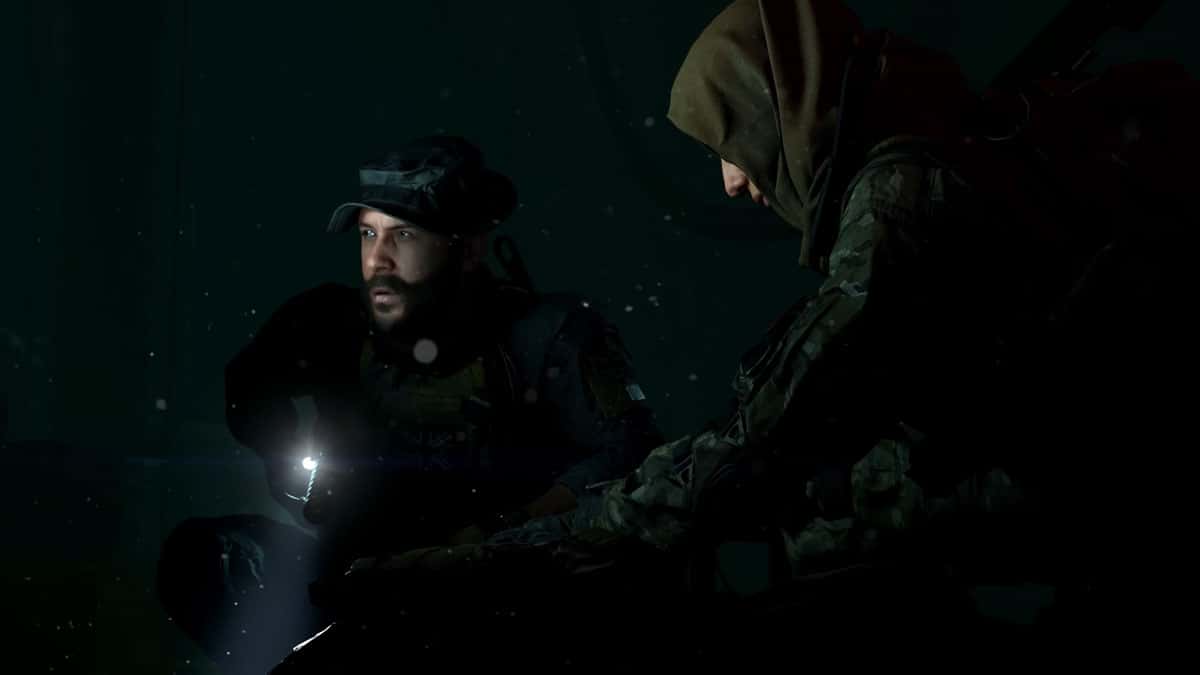 Modern Warfare 2 characters Price and Farah in Atomgrad Raid