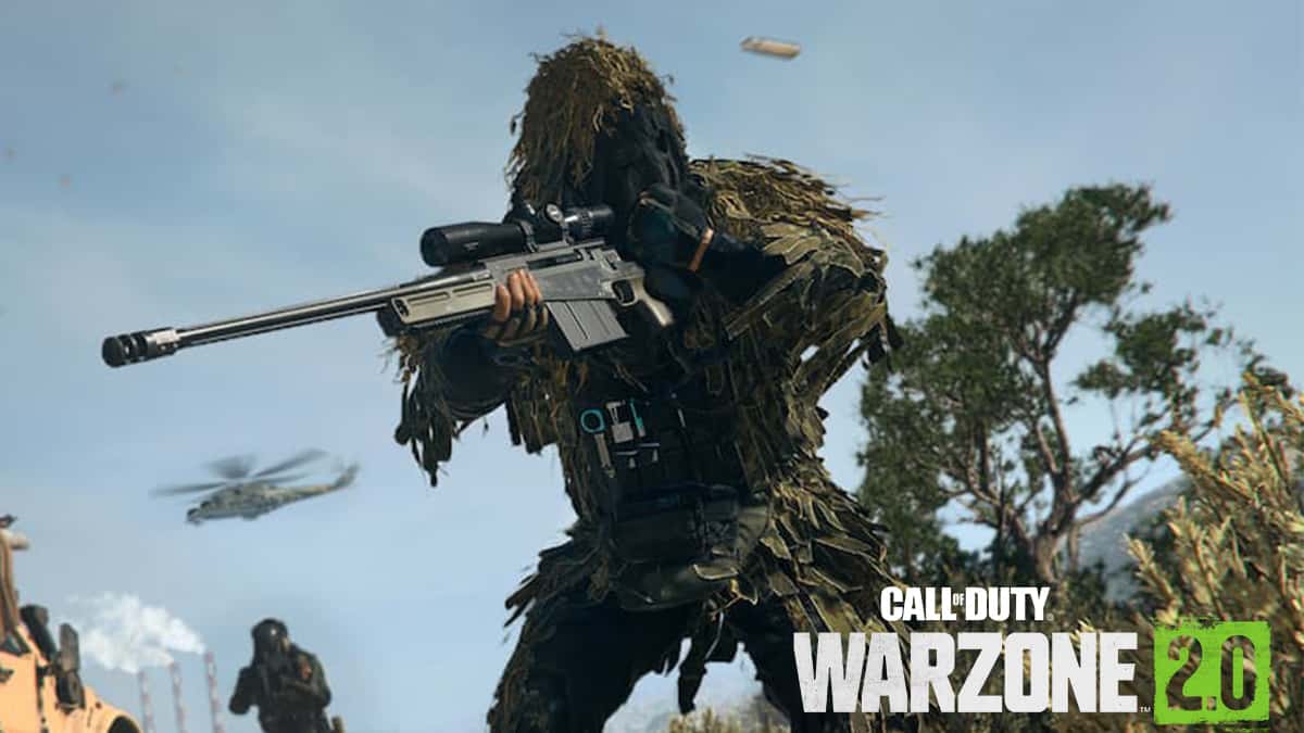 Warzone 2 Operator aiming sniper rifle