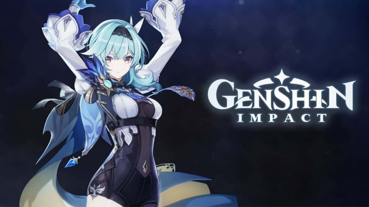 Genshin Impact official artwork for Eula