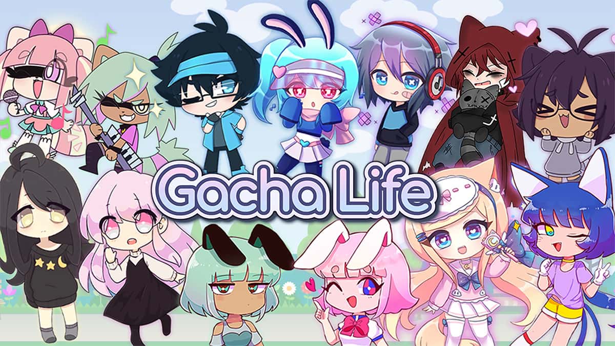 Official Gacha Life promo art featuring various characters.