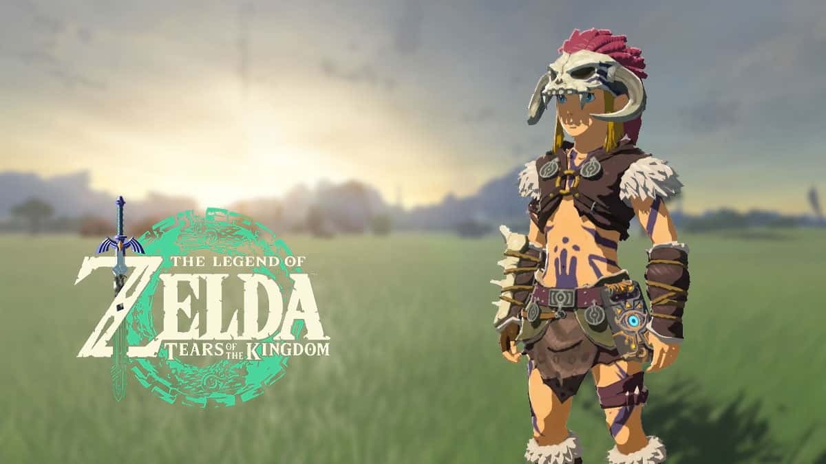 Link with a Barbarian Armor in Zelda