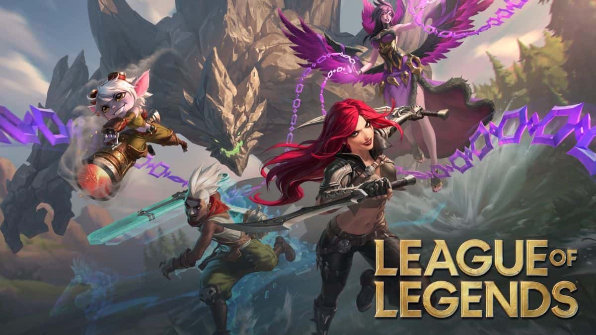 League of Legends official art work featuring champions