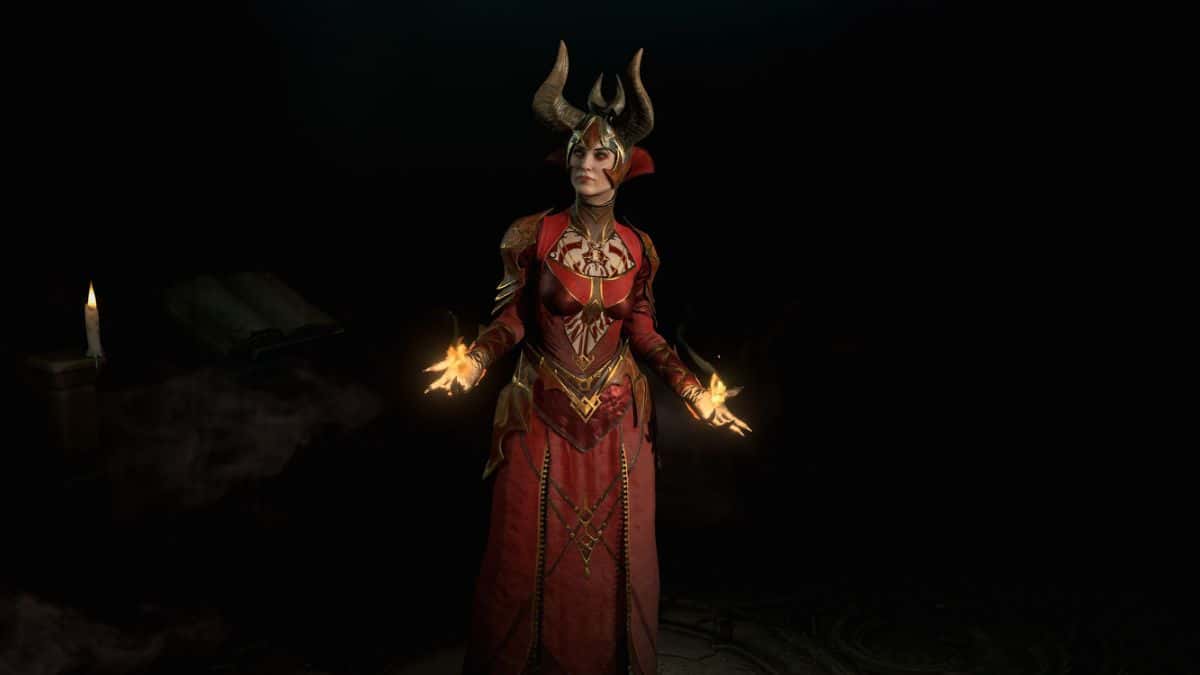 A Sorcerer in Diablo 4