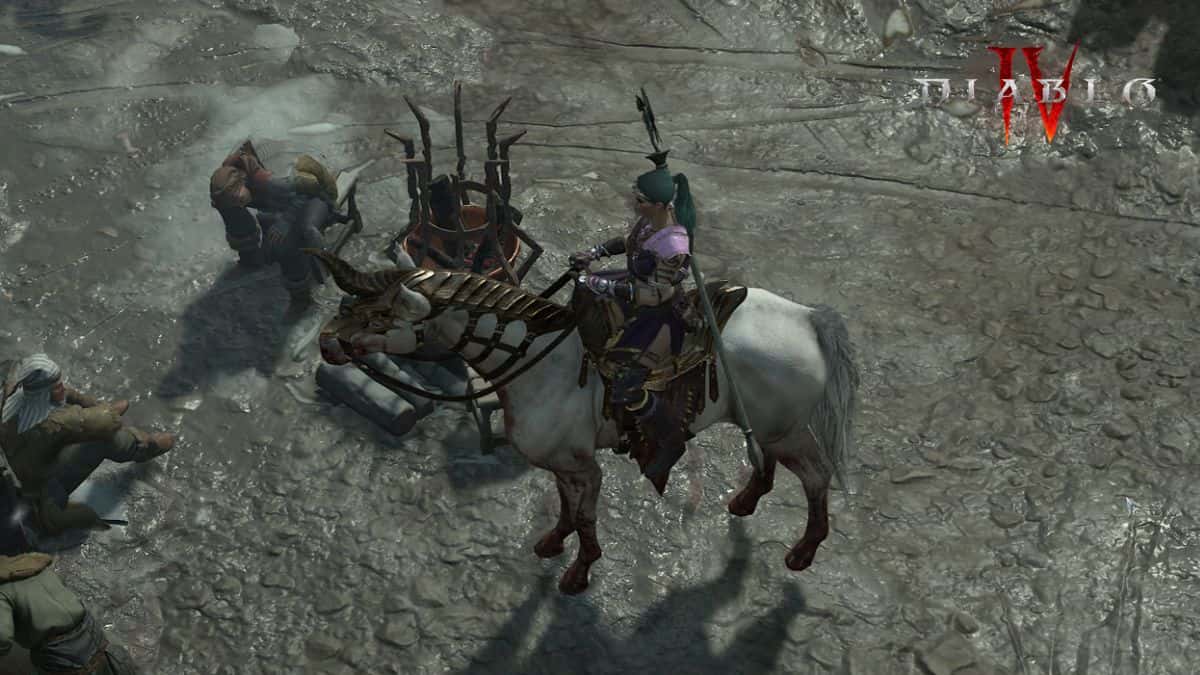 A horse mount in Diablo 4