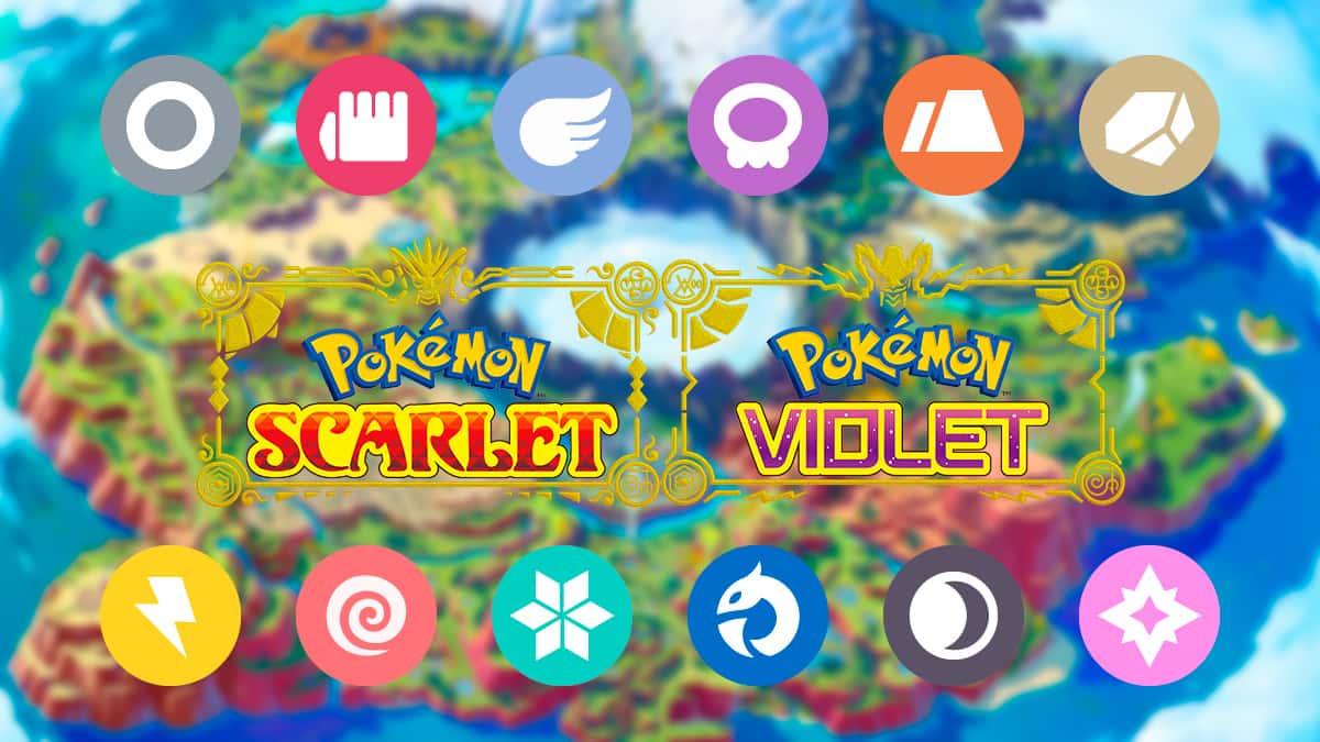 Pokemon type chart in Scarlet and Violet