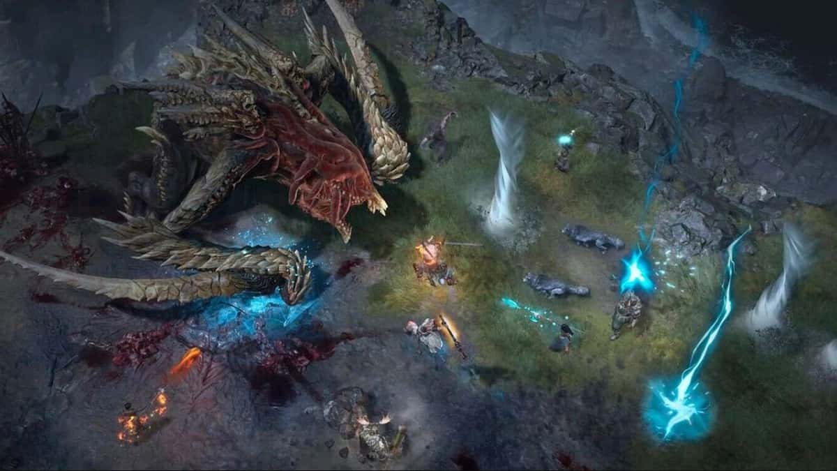 Diablo 4 World Boss battle