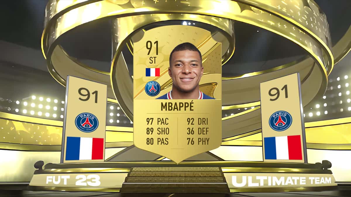 Pack ppening Kylian Mbappe in FIFA 23