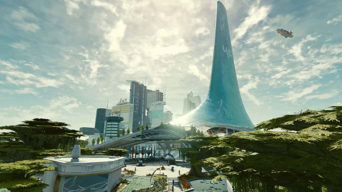 starfield major city - New Atlantis