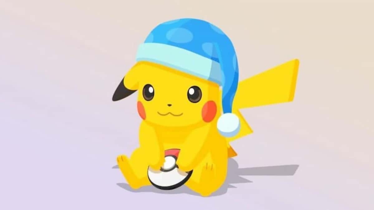 pokemon sleep night cap pikachu promo image