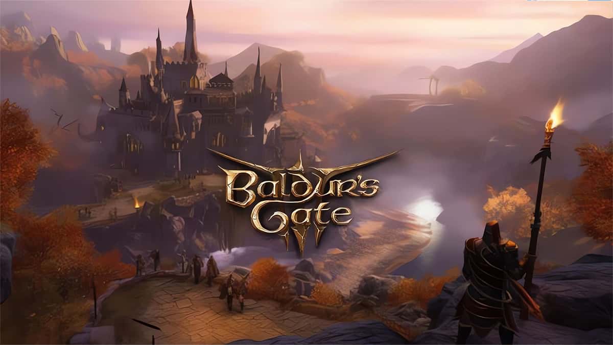 A characters in Baldur's Gate 3 overlooking a cliff.