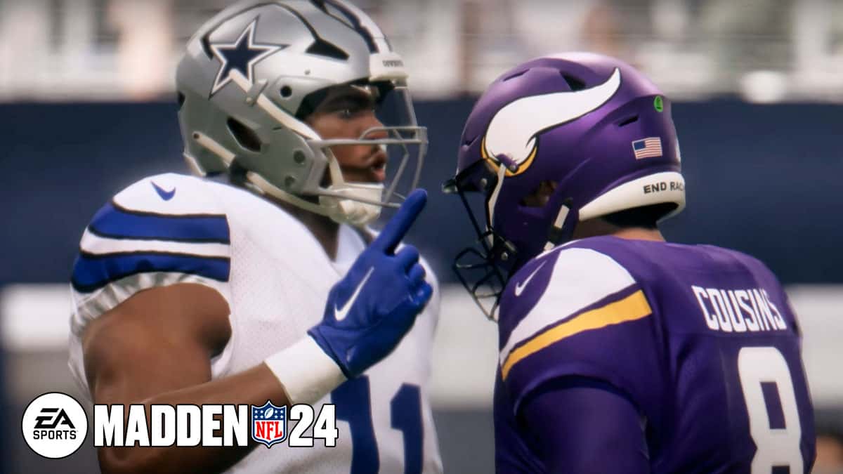 Micah Parsons and Kirk Cousins in Madden 24