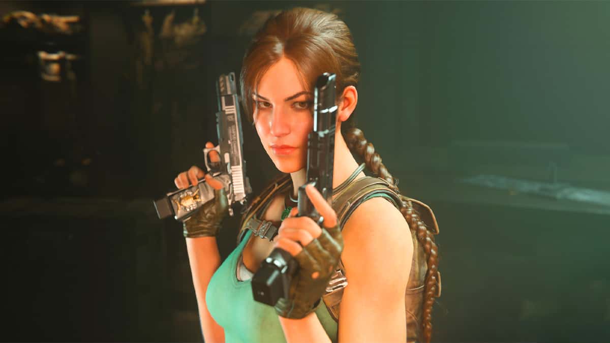 Lara Croft Warzone 2 Modern Warfare 2