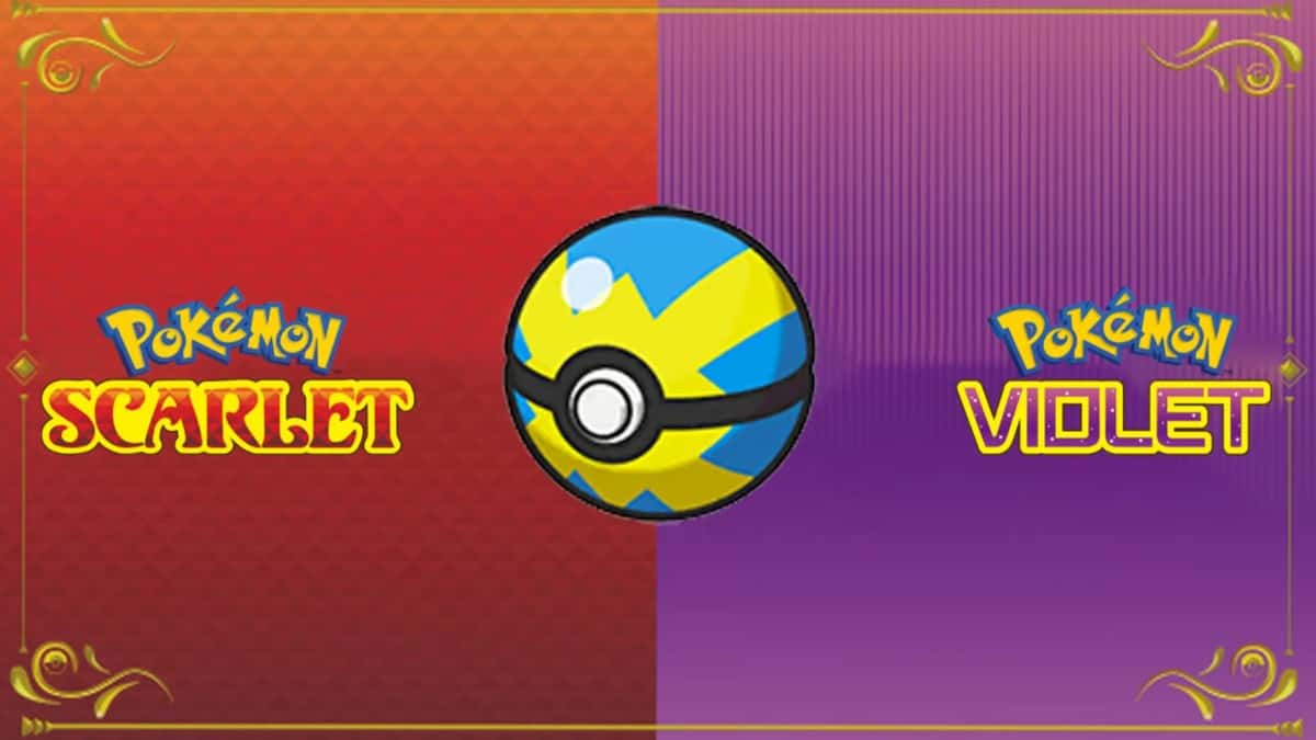 pokemon scarlet and violet quick ball promo image