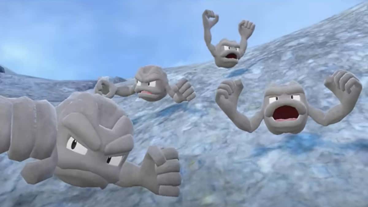 pokemon scarlet and violet teal mask dlc species geodude in the wild