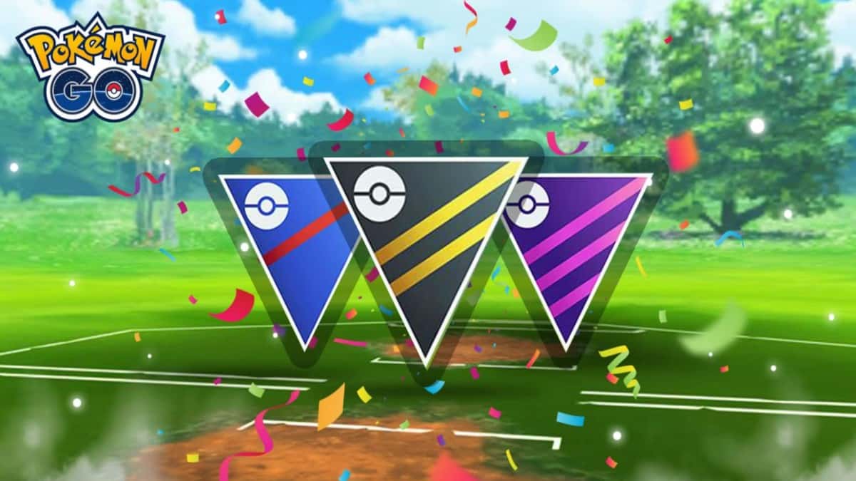 pokemon go pvp great, ultra and master league promo image from go battle league