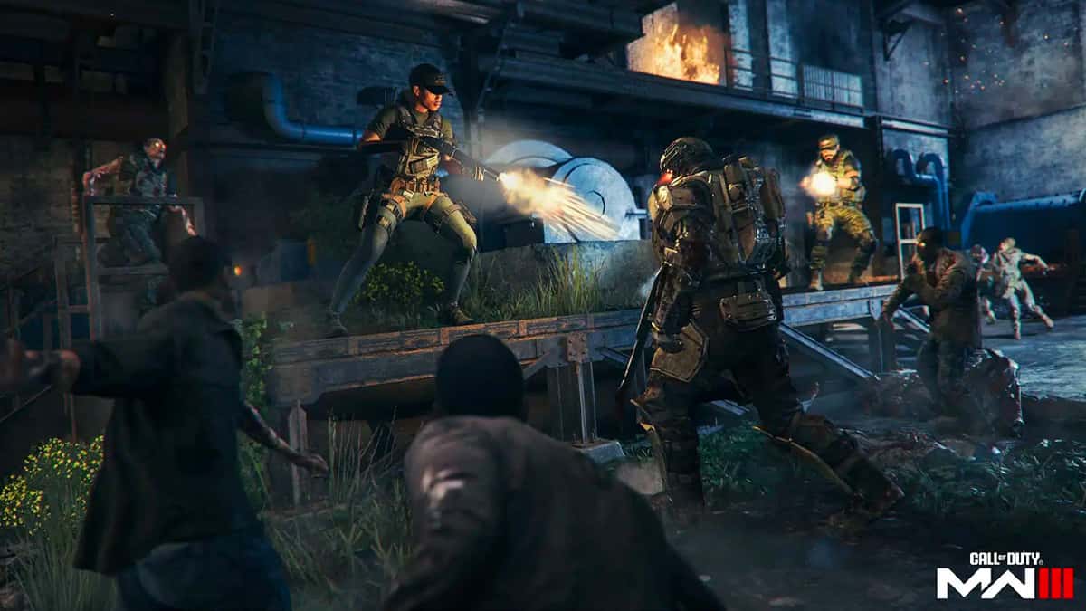 MW3 players inside a Zombies match