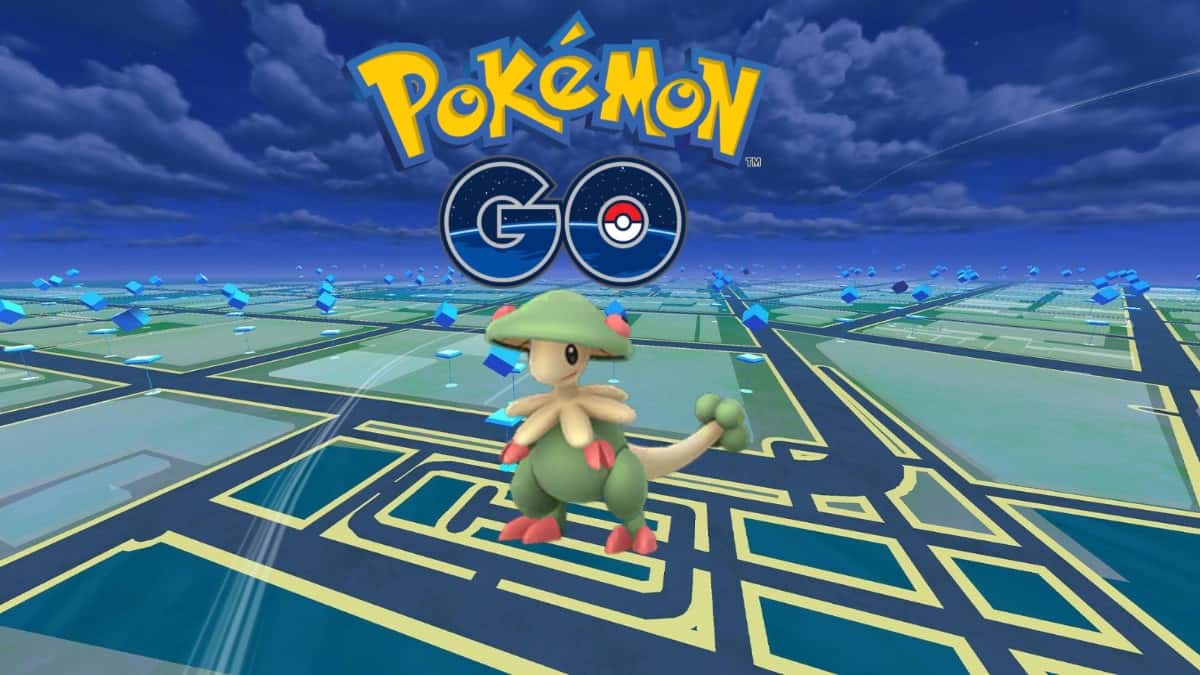 pokemon go shoomish evolution breloom promo image