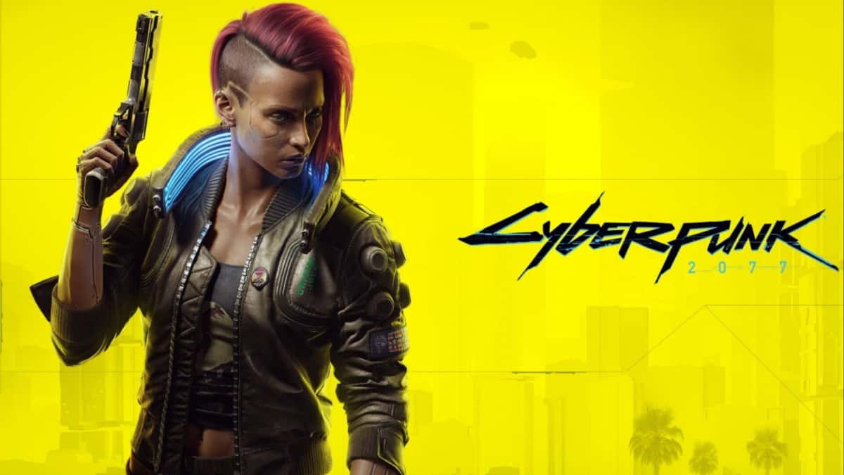 V on the Cyberpunk 2077 cover.