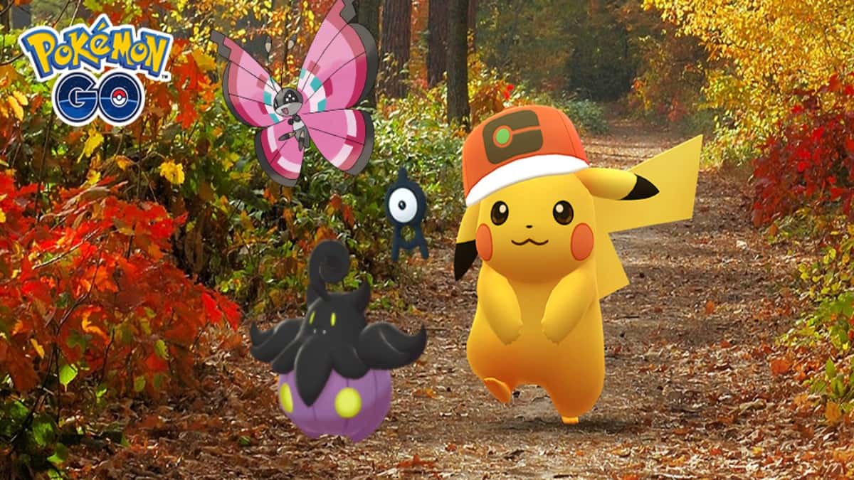 pokemon go special forms of pikachu, unown, vivillon, and pumpkaboo