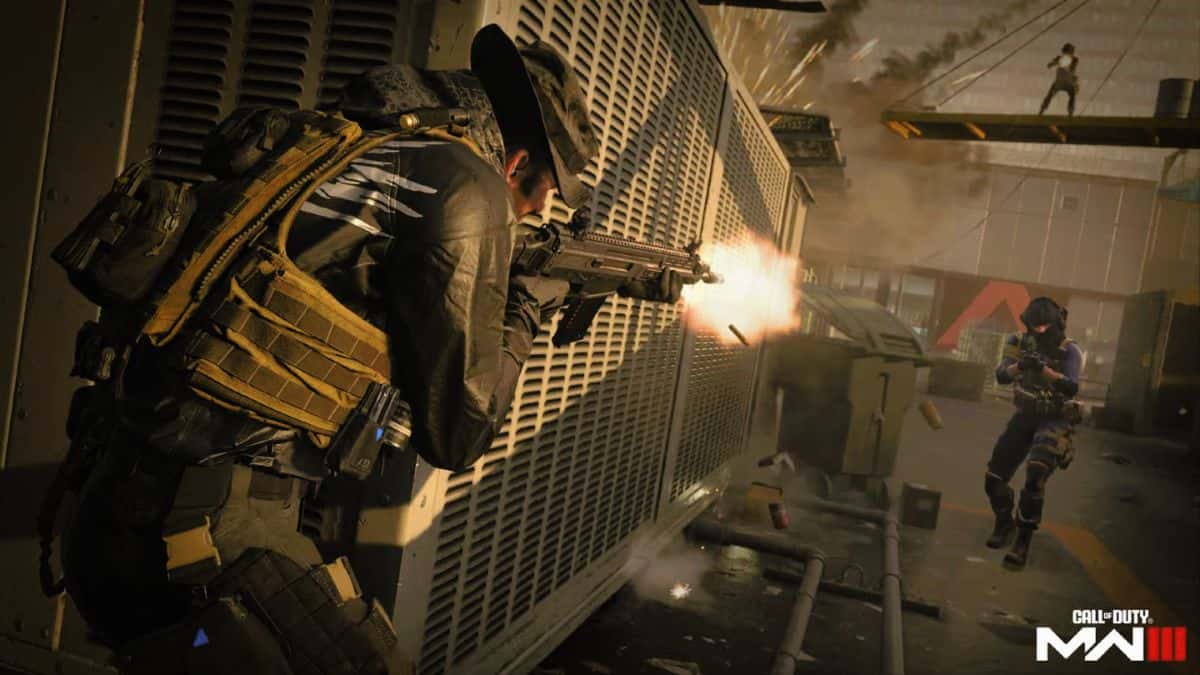 captain price shooting weapon on highrise in mw3