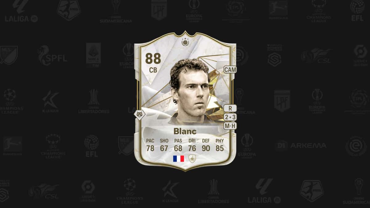 Icon Laurent Blanc card in EA FC 24