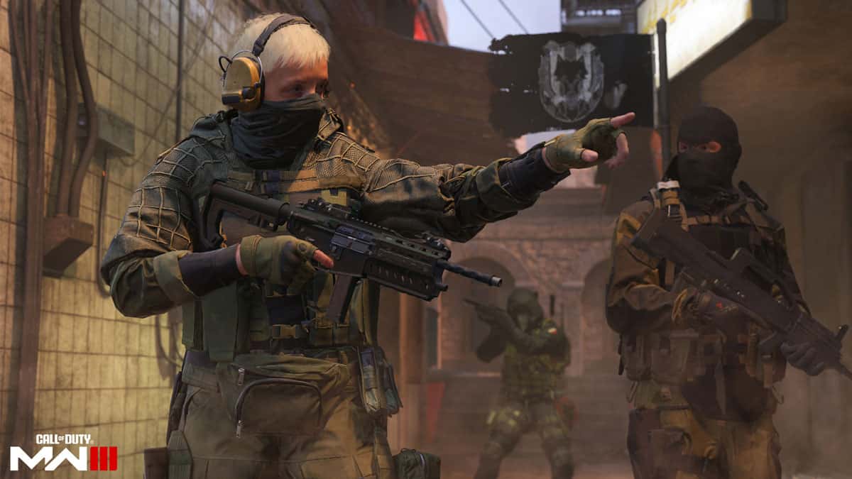 Modern Warfare 3 player in Domination mode